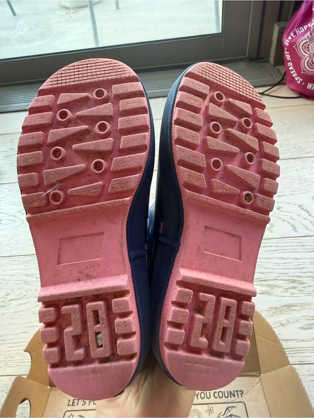 Jan and Jul Kids Rain Boots size 11 Terrazzo